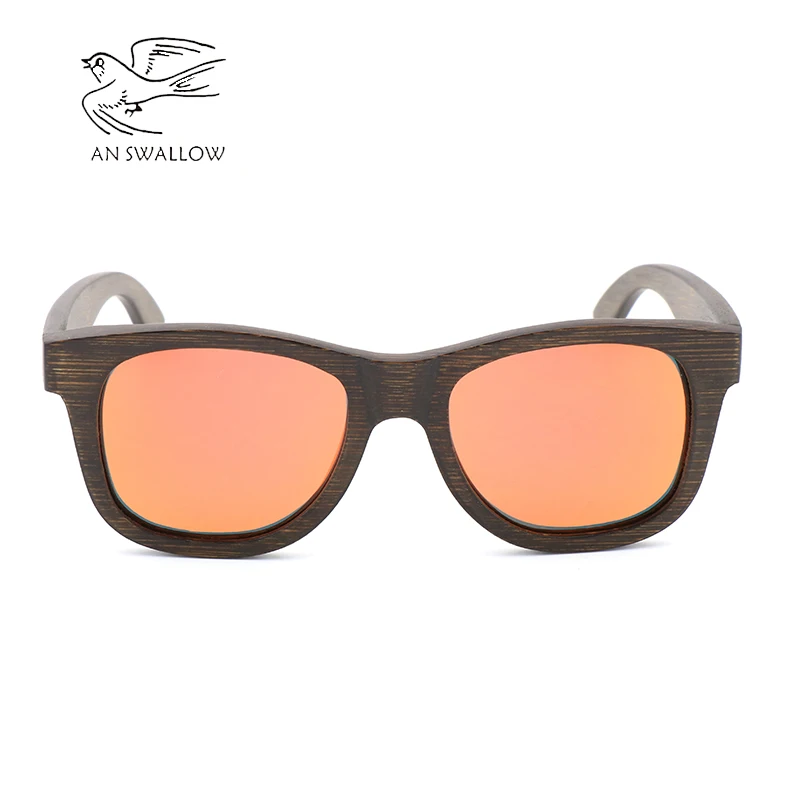 Мужские солнцезащитные очки ручной работы из бамбука и дерева поляризационные