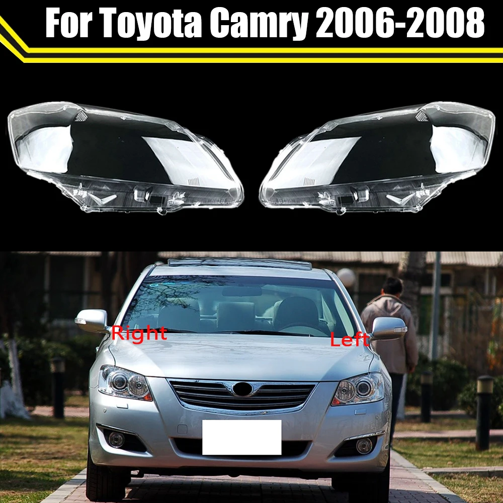 

Car Front Headlamp Head Lamp Light Lampshade Lampcover Auto Glass Lens Shell For Toyota Camry 2006 2007 2008 ​Headlight Cover