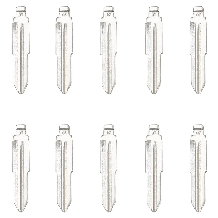 10 шт./лот 07 # дистанционный Выкидной Автомобильный ключ чистый вырезанный лист №