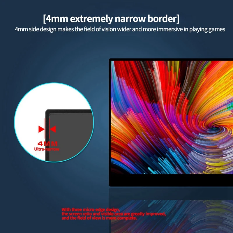 

15.6 Inch USB-C Touch-Screen LED Monitor for PS4 X-box Nintend Switch 1080P IPS Monitor for Raspberry Pi for Huawei Mac-book