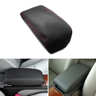 Кожаная накладка из микрофибры для стайлинга автомобилей, центральный подлокотник-ящик, защитная Накладка для Toyota Camry 2006, 2007, 2008, 2009, 2010, 2011