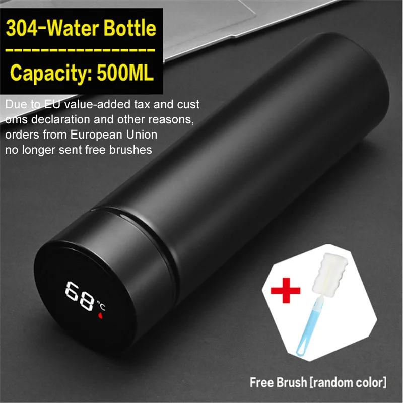 Дорожный умный термос бутылка для воды дисплей температуры вакуумные