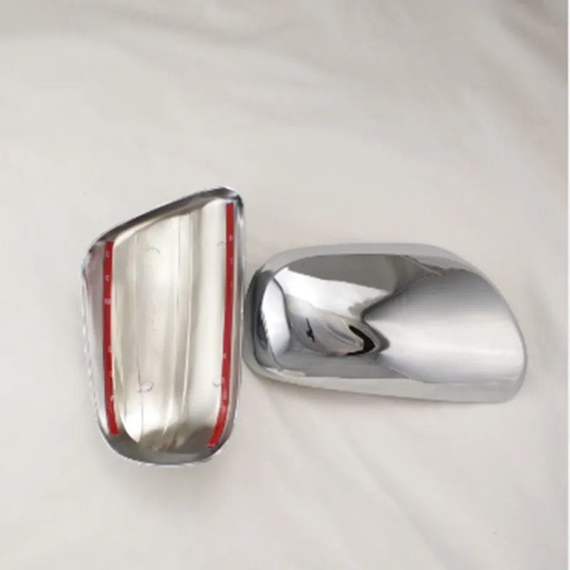 for toyota corolla 2005 2006year 2003 2008 wish prius 2005 yaris chrome abs side door rear view mirrors covers trim free global shipping