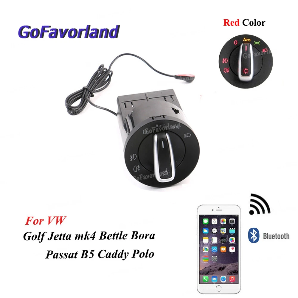 

Поддержка Bluetooth Автоматические переключатели фар Модуль датчика света для гольфа Мат 4 Jetta MK4 Passat B5 Polo Bora Bettle