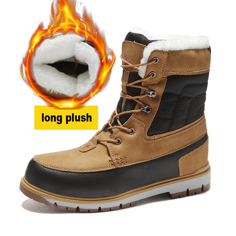 Теплые зимние ботинки для русской зимы 30 градусов модные мужские