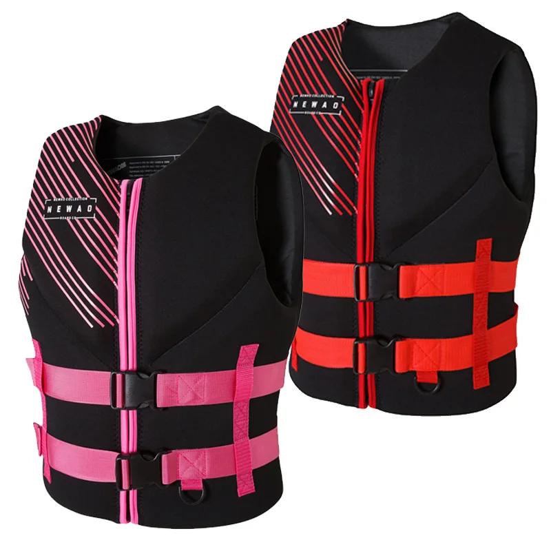 

Life Jacket Kwik-Dry Neoprene Vest Pink Red Blue for Women Men