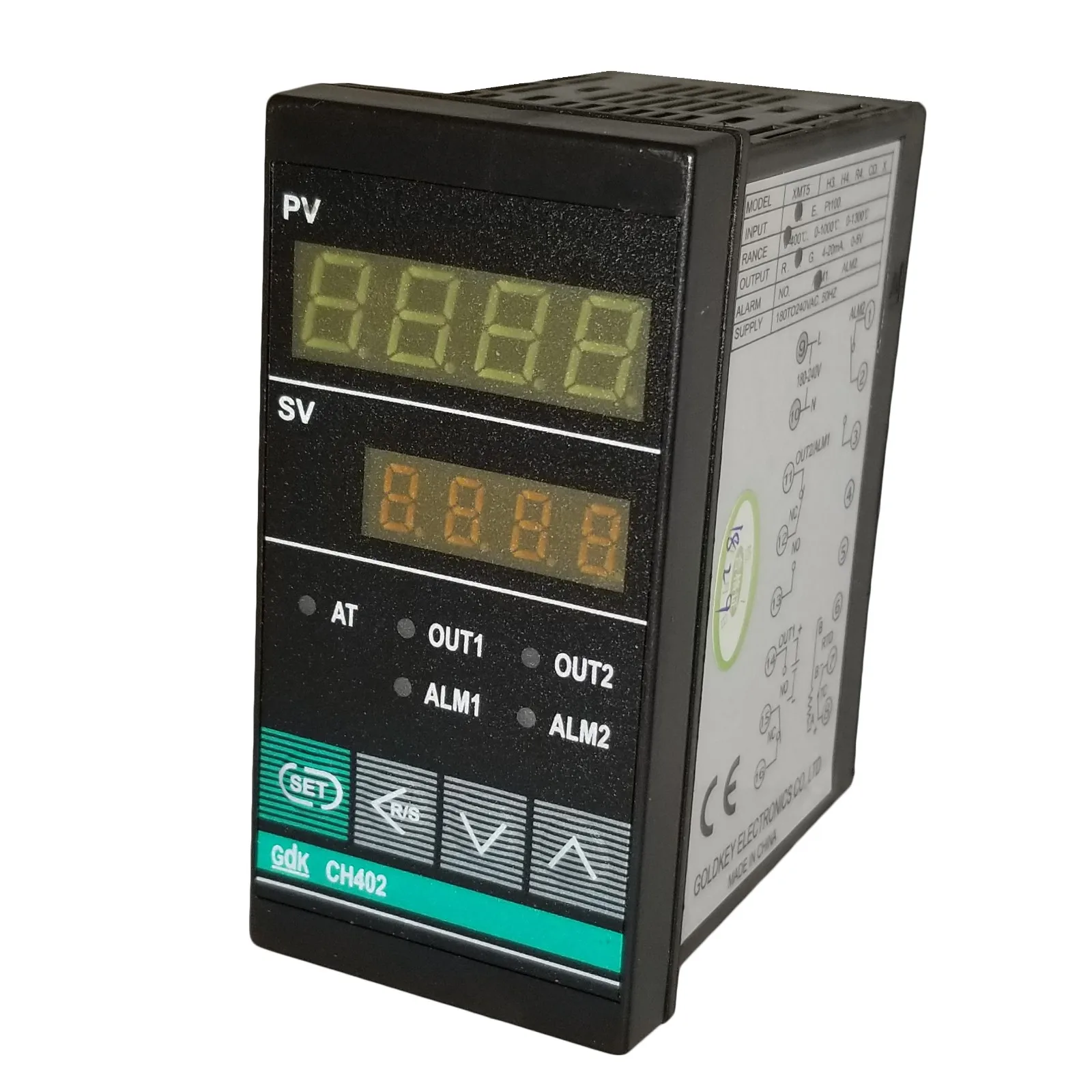 Pulso de Tensão Controlador de Temperatura Chd502 e k Shell Curto Eletrônico Relé-5 Pçs – Lote Gdk Xmt-5 Pt100 0-400