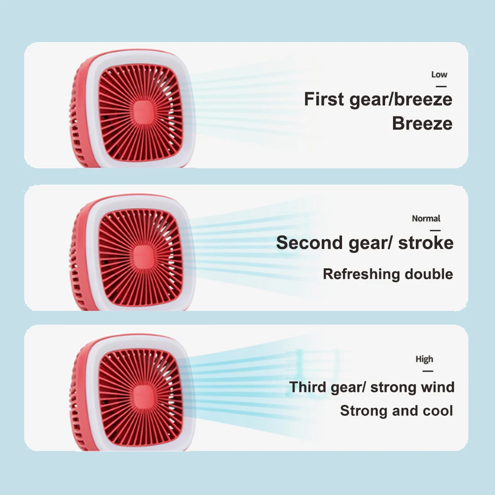 Летний кулер портативный вентилятор ручной USB перезаряжаемый Мини Складной для