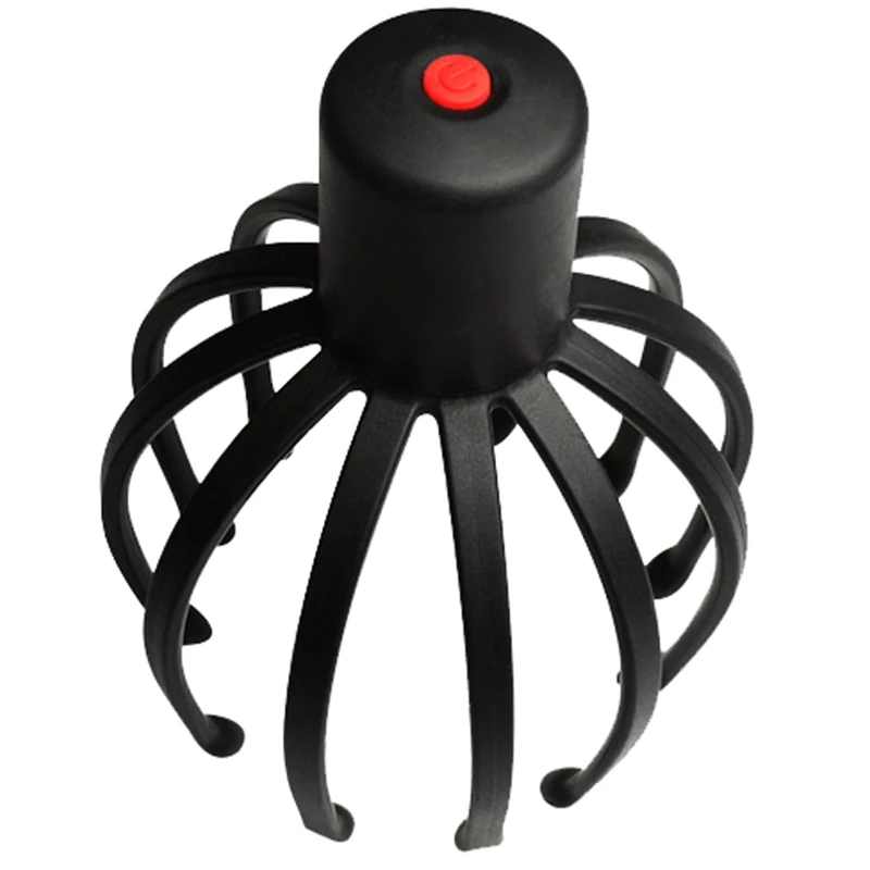 Черный Электрический вибромассажер светодиодный красный светильник