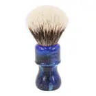 24 мм Yaqi таинственный космический цвет ручка две полосы Барсучий узел волос мужские кисти для бритья