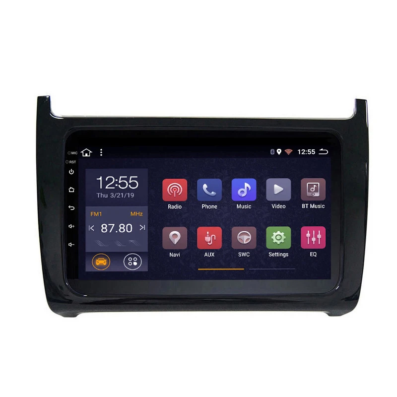 Автомагнитола 10 дюймов IPS + 2.5D 2 32 ГБ Android 8 1 DVD GPS-навигация для VW POLO sedan 2008-2015 2016 2017 2018