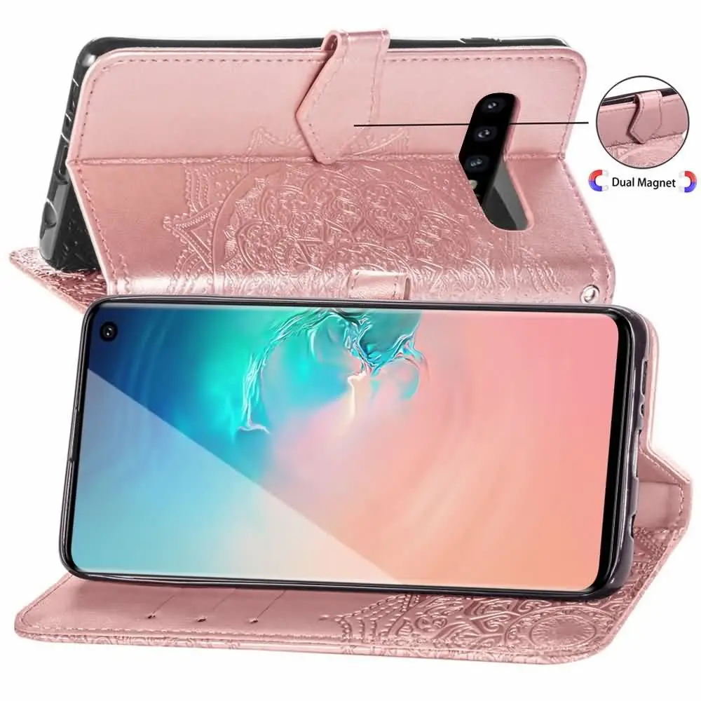 Роскошный чехол-кошелек с объемным цветком для телефона Samsung Galaxy M10 A70 A10 A20 A10e A20e A30