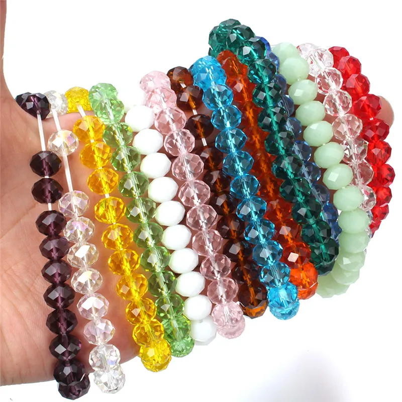 Красочные Бусины браслет с застежкой сделай сам подвесками 18 мм кнопки ювелирные