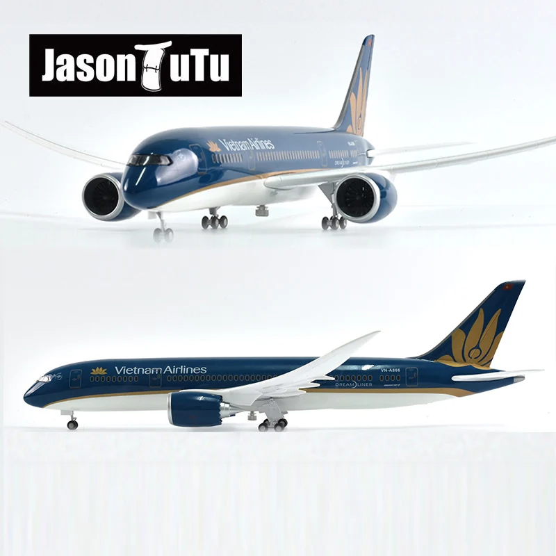 JASON TUTU 43 47 см вьетнамские авиалинии Боинг B787 модель аэроплана самолет 1/160 масштаб