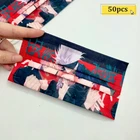 Маска для лица одноразовая 3-слойная, с рисунком, со ртом, для взрослых и детей, 50 шт.