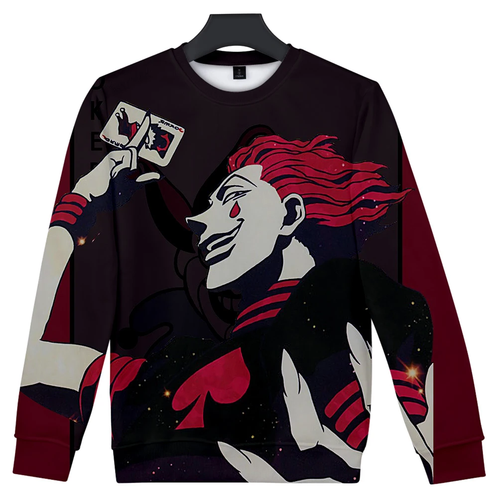 

3D Hunter x hunter в стиле «хип-хоп» Для мужчин с изображениями героев аниме Harajuku Hunter x кошка классная Толстовка Для мужчин негабаритных Забавный То...