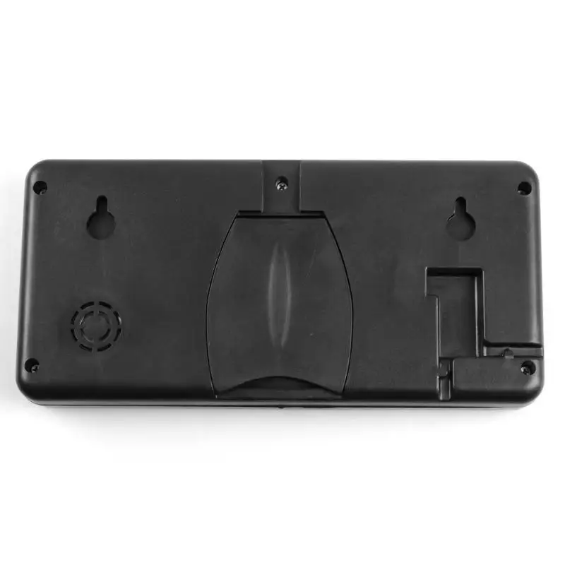 USB Цифровой Будильник Подсветка Повтор бесшумный голосовой Календарь настольные