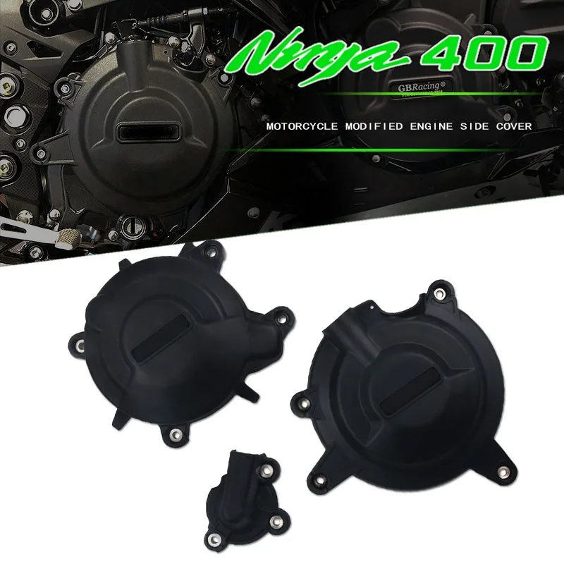 

For KAWASAKI NINJA400 NINJA 400 2018 2019 2020 2021 Motorcycle Engine Stator Cover Engine Guard Protection Side Shield Protector