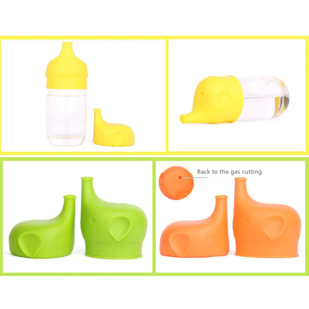 Sippy открывающаяся крышка силиконовая стеклянная чашка Детские поставки