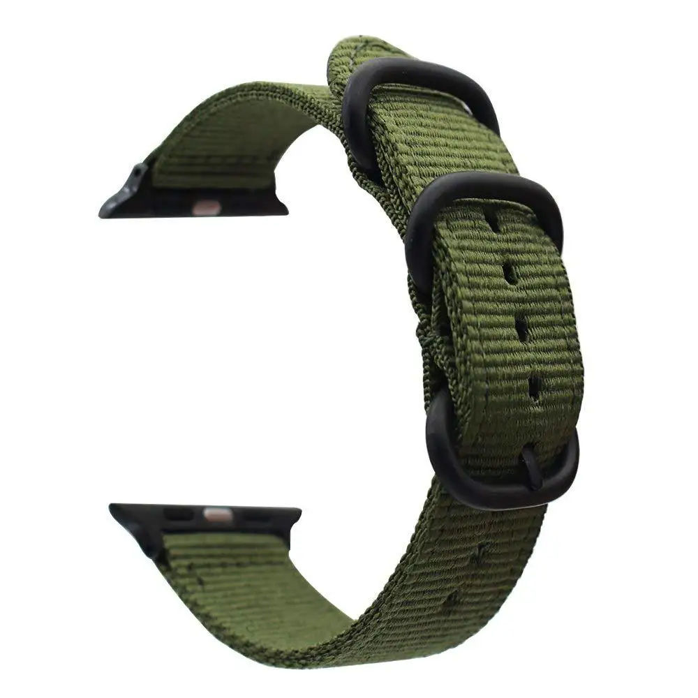 

Нейлоновый ремешок, подходит для Apple Watch Series 1/2/3/4/5, нейлоновый ремешок для часов, аксессуары для Apple, ремешок для часов 38 мм, 40 мм, 42 мм, 44 мм