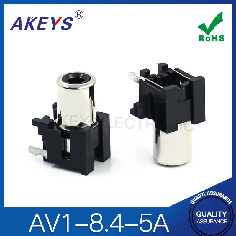 Концентрическая розетка AV 3 фута разъем RCA одно отверстие печатная плата сварка