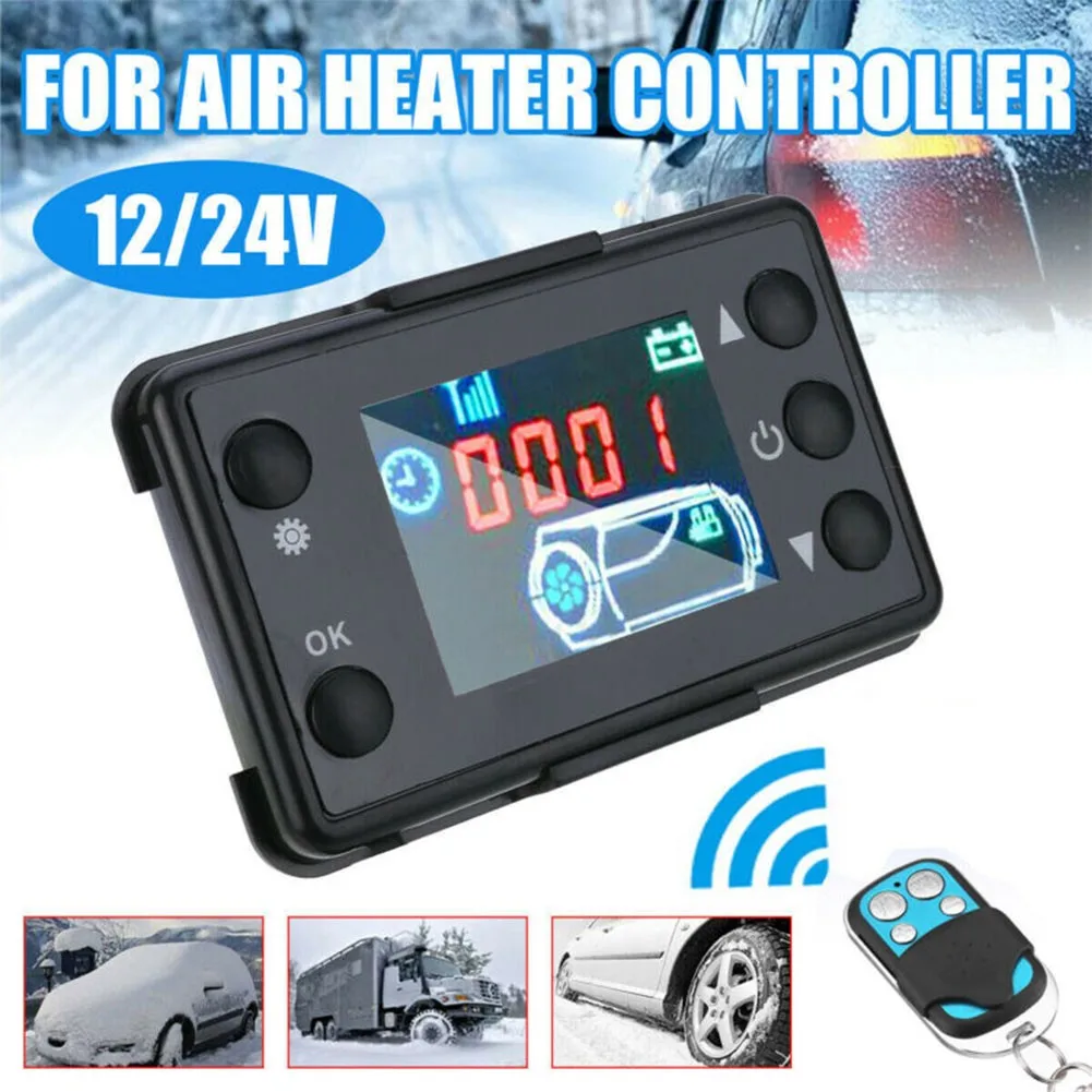 

12V Car Air Diesel Heater LCD Switch Parking Controller + 4 Button Remote Control For Car Parking Heater Controller
