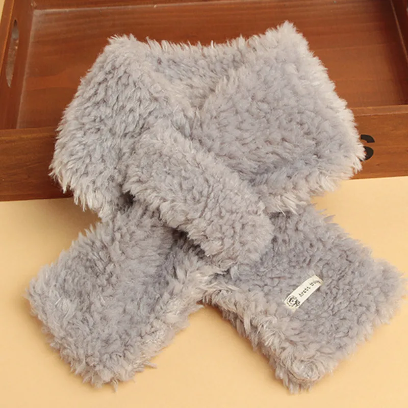 Новинка Осень-зима 2020 плюшевый Детский шарф для мальчиков девочек детей женщин