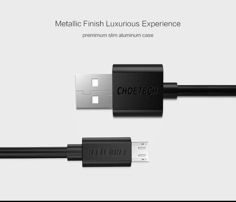 CHOETECH Micro USB кабель 2.4A Быстрая зарядка USB кабель для передачи данных для samsung Xiaomi huawei Tablet Androi мобильный телефон usb зарядный шнур