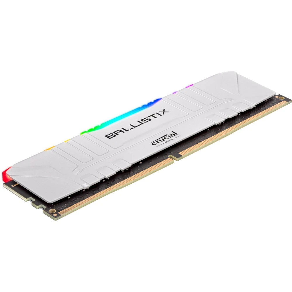 Модуль памяти CRUCIAL DDR4 3000MT/s CL15 DIMM 288pin RGB небуферизованный белый|Оперативная память|
