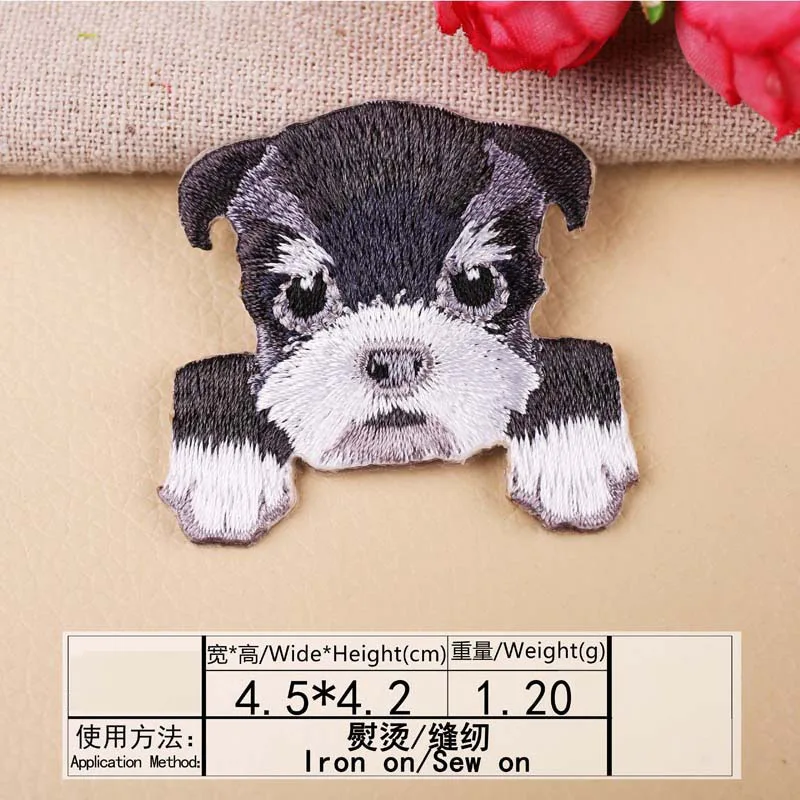 2BT-47204-5 1 шт. нашивки для вышивки в виде животных термопереводные железные нашивки для пришивания одежды DIY наклейки для одежды декоративные аппликации 47252 - Цвет: 2BT-47204-5