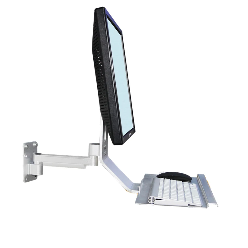 Промышленный настенный ЖК монитор 14 27 дюймов экран ПК настенное крепление + лоток