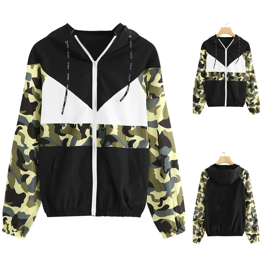SAGACE 2020 осень и зима новая женская камуфляжная повседневная спортивная куртка на