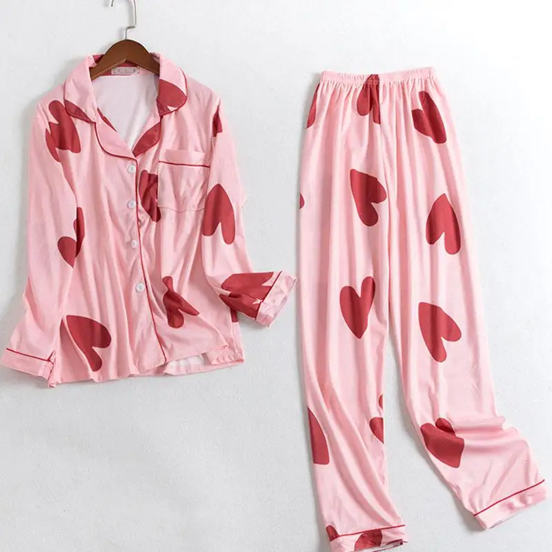 Новинка 2020 женские пижамные комплекты MISSKY осенне-зимний Топ с длинным рукавом и