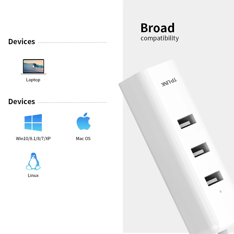 TP-LINK Внешняя USB Проводная Ethernet Сетевая карта адаптер Type-C 10/100M к RJ45 Lan для Windows/MAC/Linux |