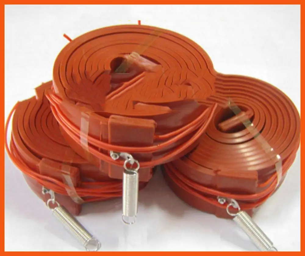 

50x1700mm 500W 220V Element rubber waterproof pipeline heater band Electric air conditioning compressor Silicone Heater Heating