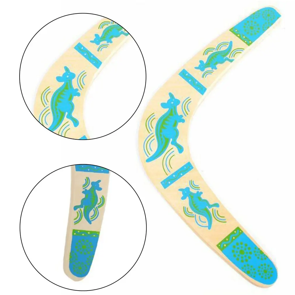 

Деревянный кенгуру, треугольный бумеранг, летающий диск для игр на открытом воздухе, Детские деревянные игрушки