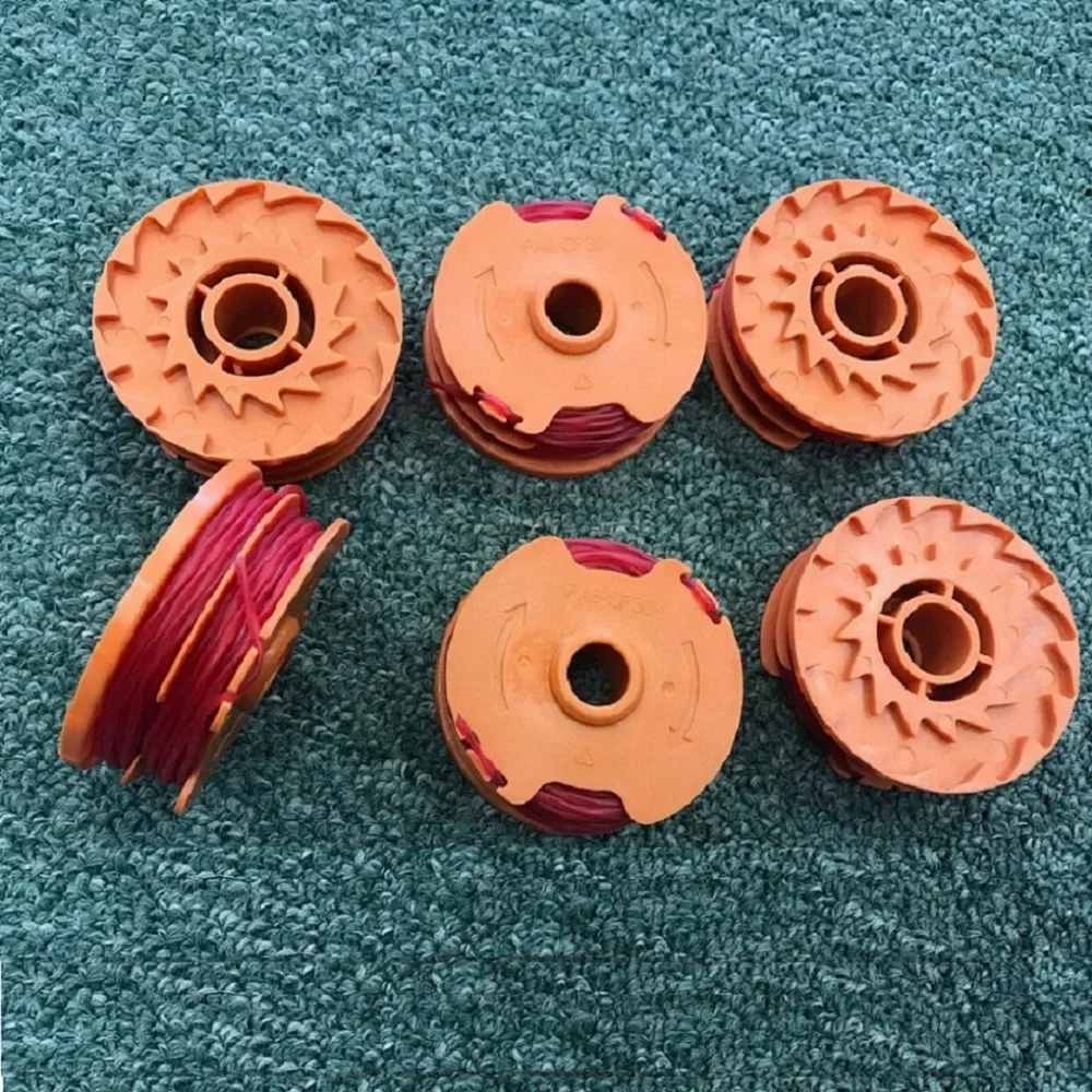 

WG118 String Trimmer Spool Line WG106 WG108 6+2 Pack Weed Replacement Cap Covers