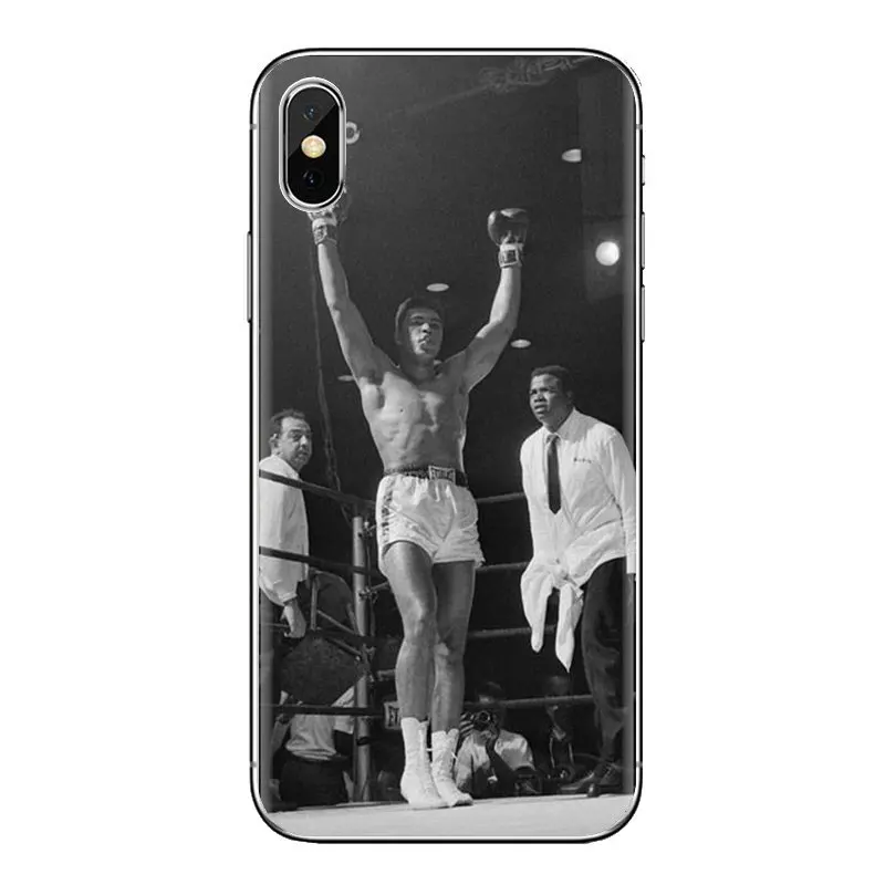 С изображением Мохаммеда Али и цитатой прозрачный мягкий чехол Чехлы для Huawei NOVA 2