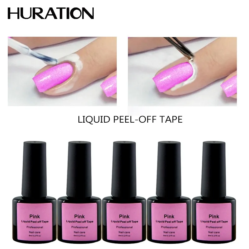Шелковая лента для ухода за кожей латексный Гель лак кутикулы жидкость ногтей УФ