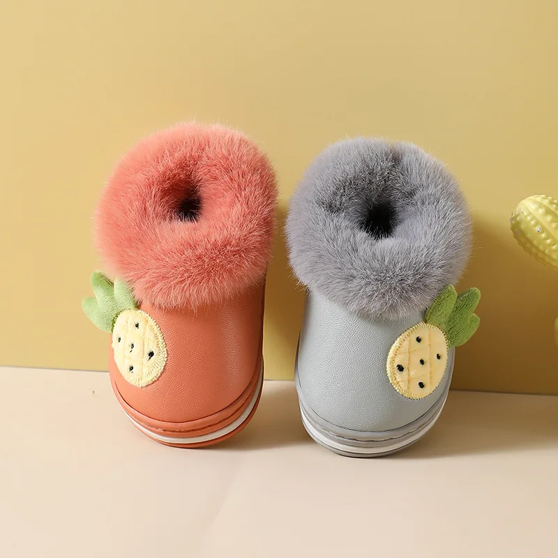 2021 Winter Children Casual Boots Girls Snow Boots Kids Shoes For Girls Keep Warm Baby Cotton Shoes High Quality Boys Boots enlarge