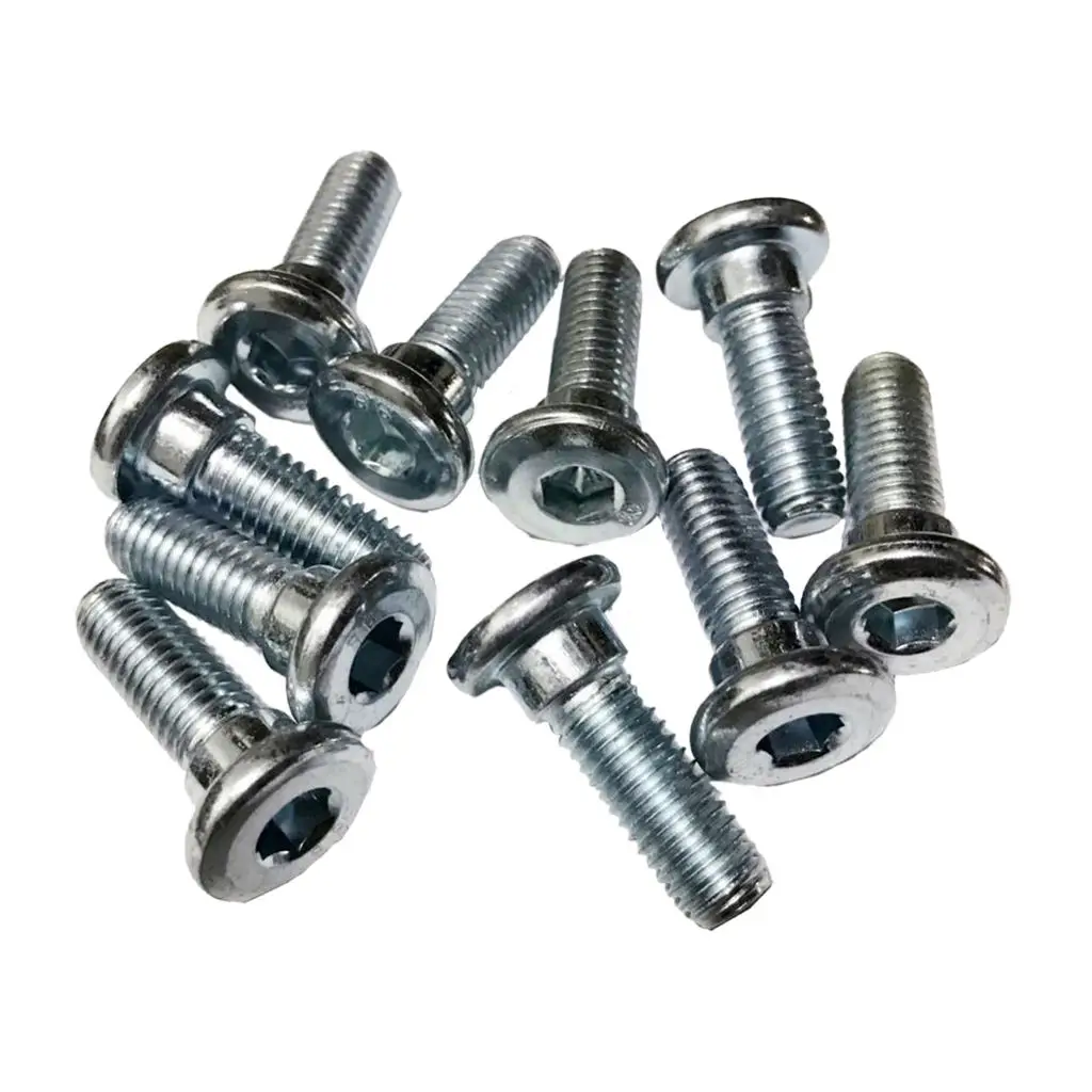 

MagiDeal 10 Pieces M8 x 20mm Lightweight Motorcycle Brake Disc Rotor Mount Screws Bolts Anti-rust Screw for Boat Yacht Dinghy