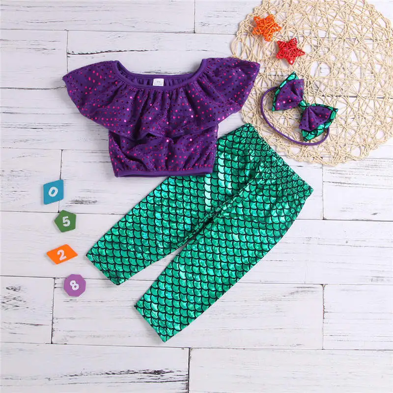Новое поступление одежда принцессы русалки для детей наряды маленьких девочек