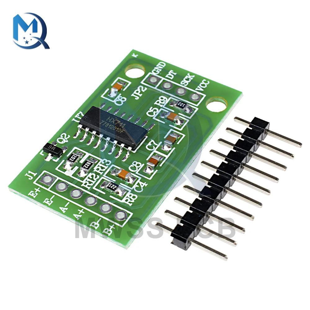 

2.6V 5.5V HX711 Load Cell AD Module Weight Sensor Electronic Scale Dual-Channel Aluminum Alloy Weighing Pressure Sensor 24 Bit