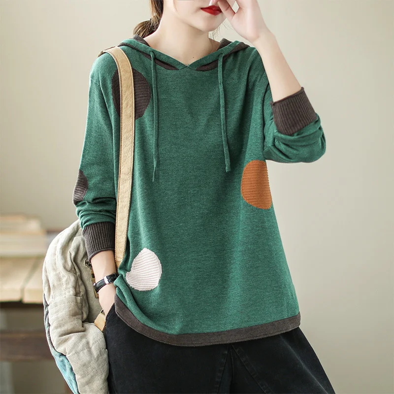 Max LuLu 2021 зимние женские свободные лоскутные свитера в европейском стиле