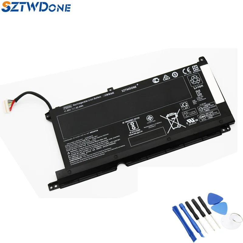 

SZTWDONE PG03XL Laptop battery For HP HSTNN-OB1I HSTNN-DB9G L48430-AC1 L48430-AC2 L48495-005