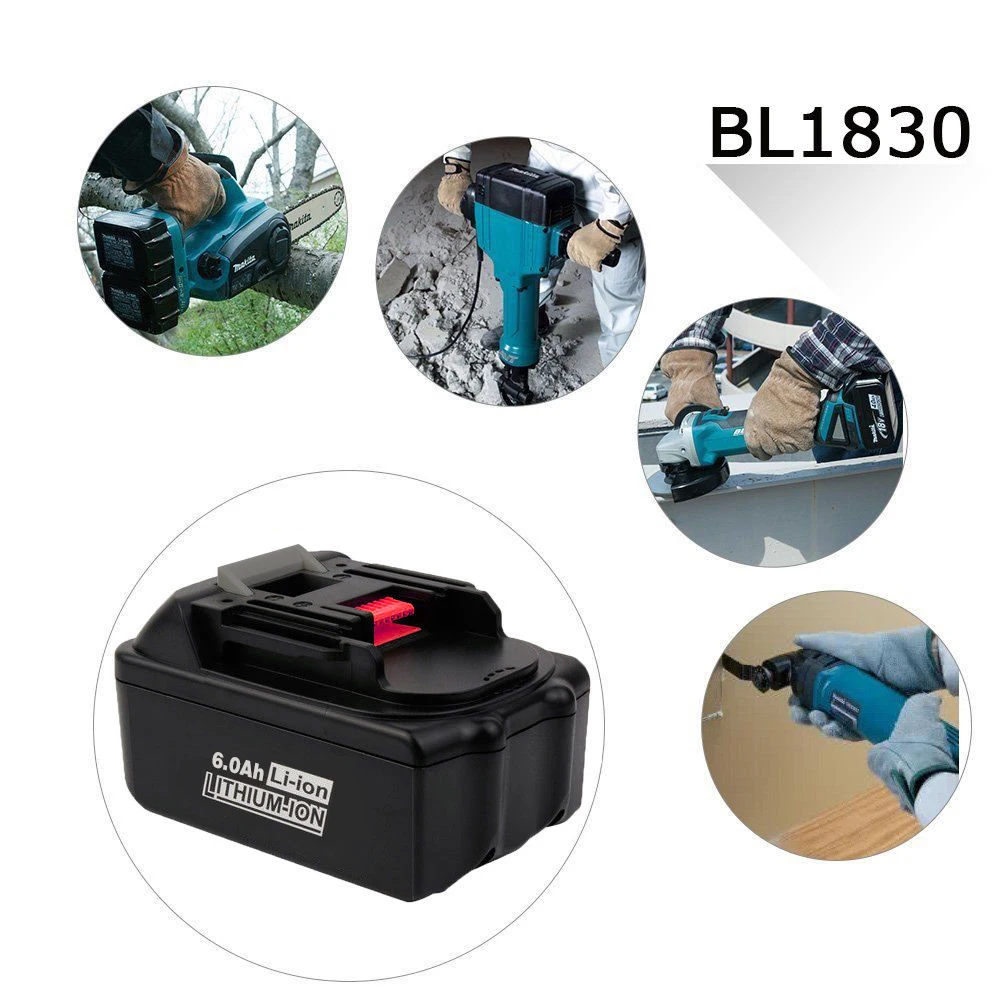 VANON для Makita BL1860 18V 6000mAh Замена литий ионная батарея 6 0 Ah li ion BL1860B BL1840 BL1815