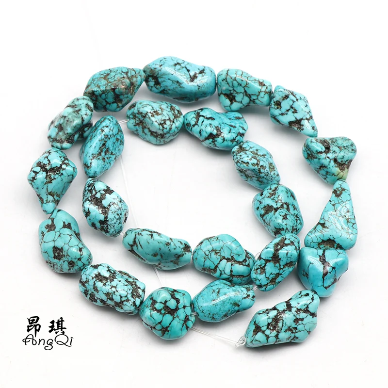 Бусины Из естественный неправильной формы необработанного камня для