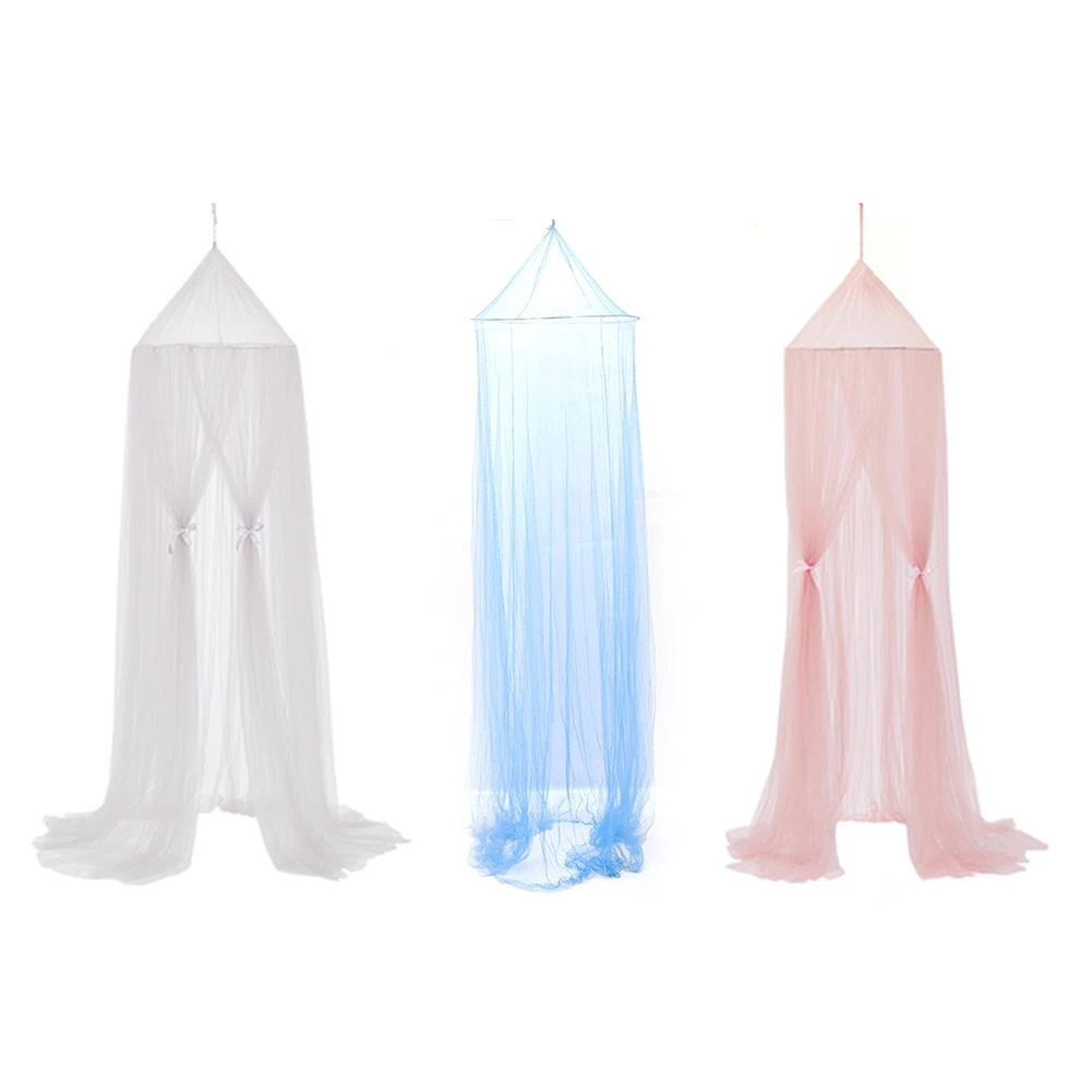 Children Bed Canopy Polyester Hanging Mosquito Net Princess 