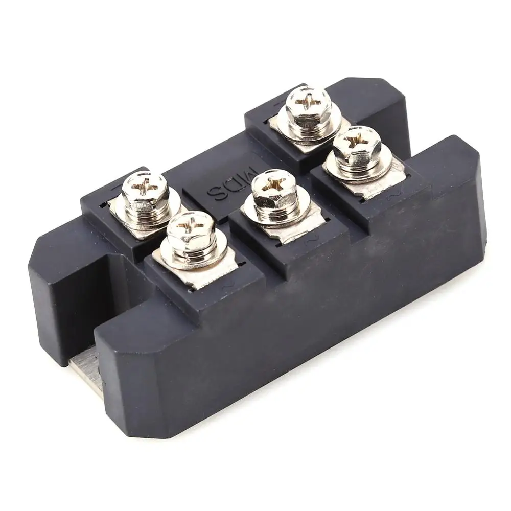MDS150A 3 фазы диодный мост выпрямителя 150A Amp 1600V Медь 150 по Цельсию 80x40x33 мм металлический чехол диодный мост Управление rectificator