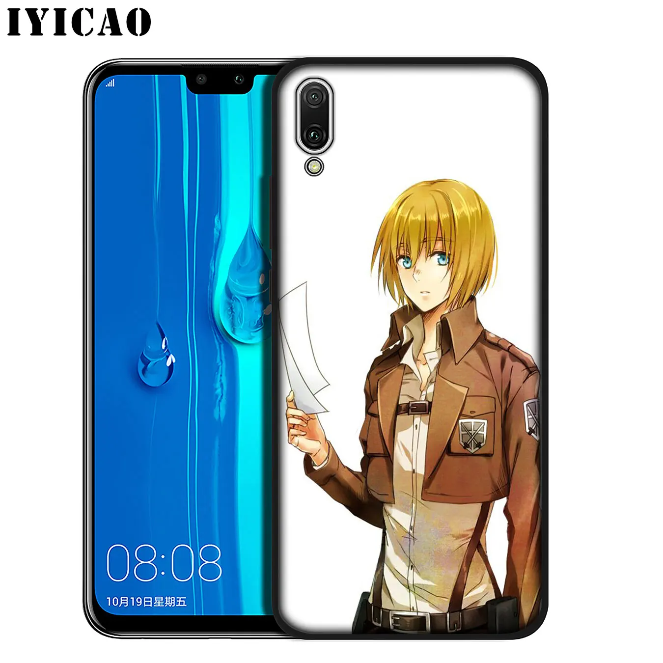 IYICAO Attack on Titan Anime Armin Arlart Мягкий силиконовый чехол для телефона Huawei Mate 30 20 10 Pro Black Nova